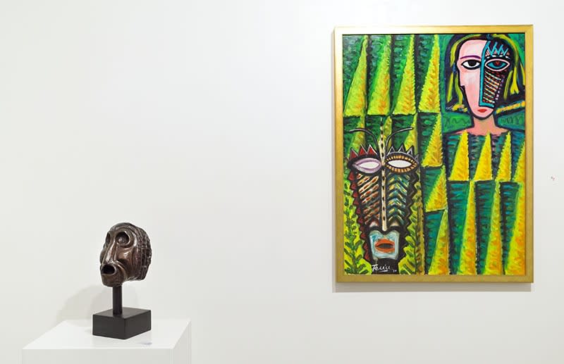 Exhibition of paintings and sculptures by Fatu Feu'u titled Ola