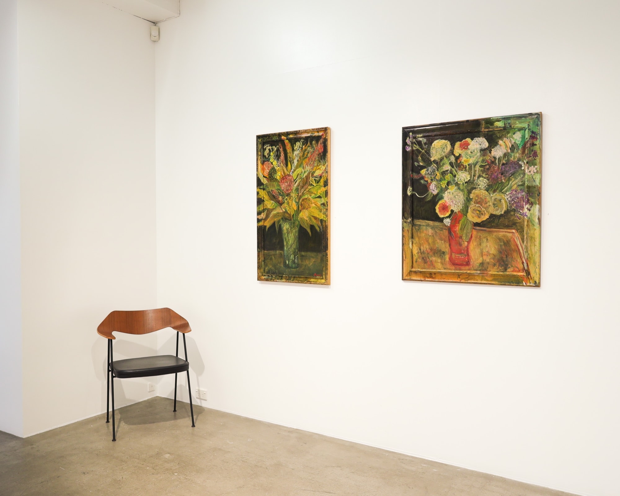 Installation image of George Savill's exhibition