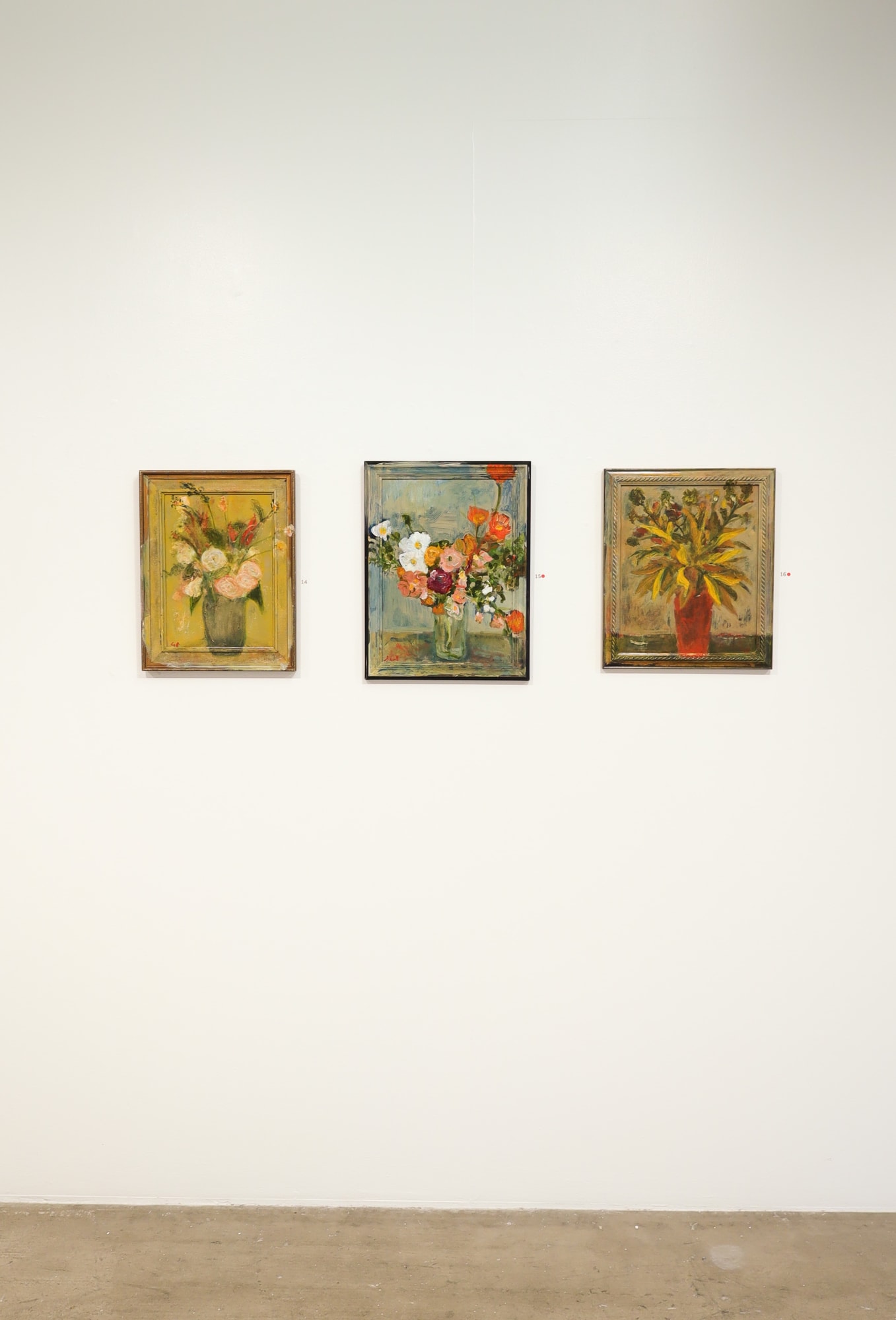 Installation image of George Savill's exhibition