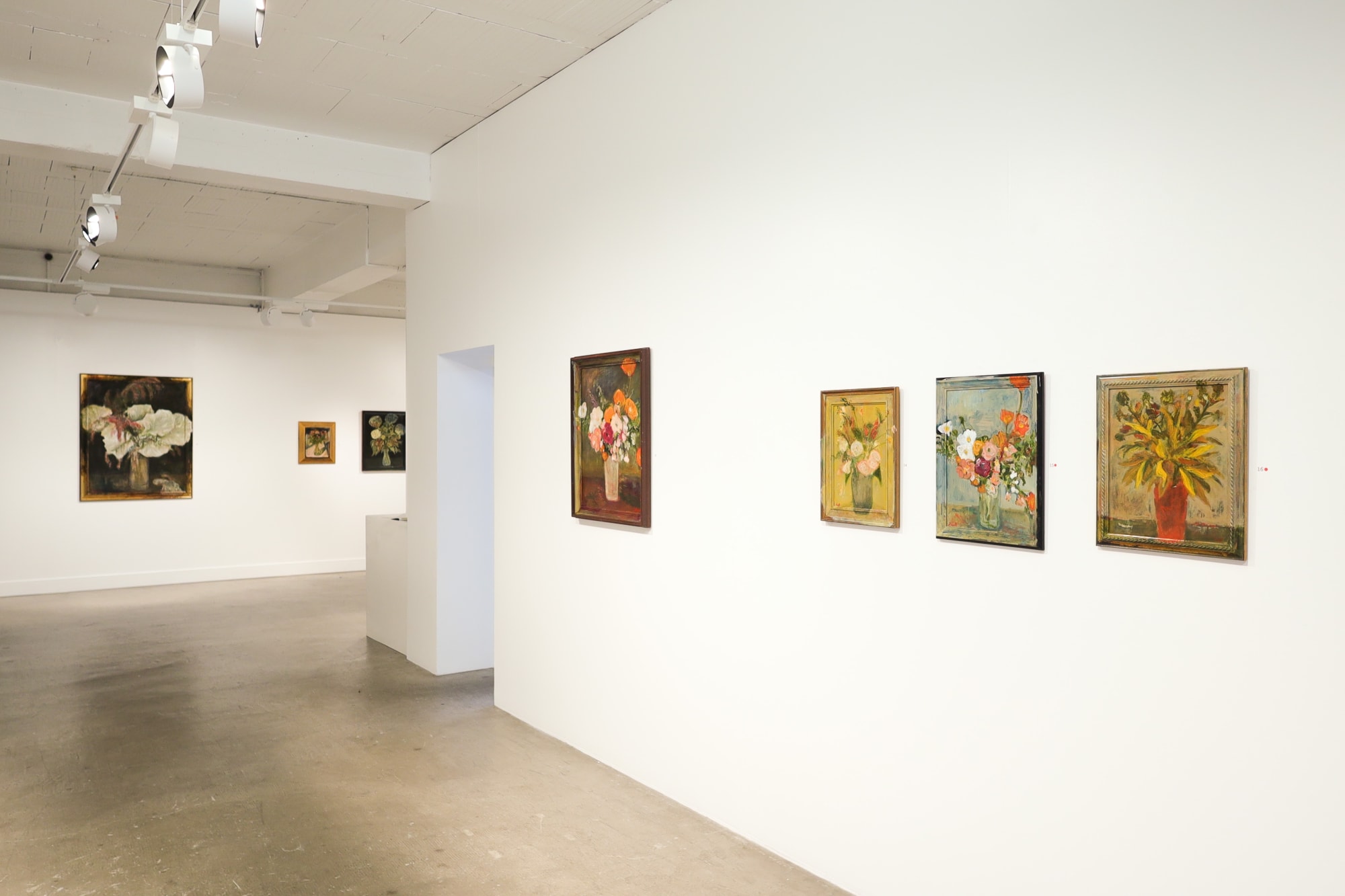 Installation image of George Savill's exhibition