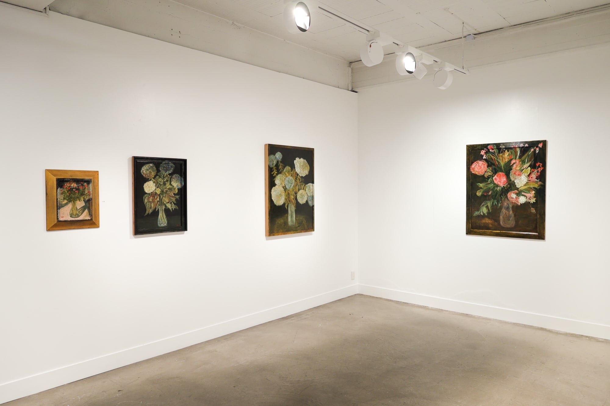 Installation image of George Savill's exhibition