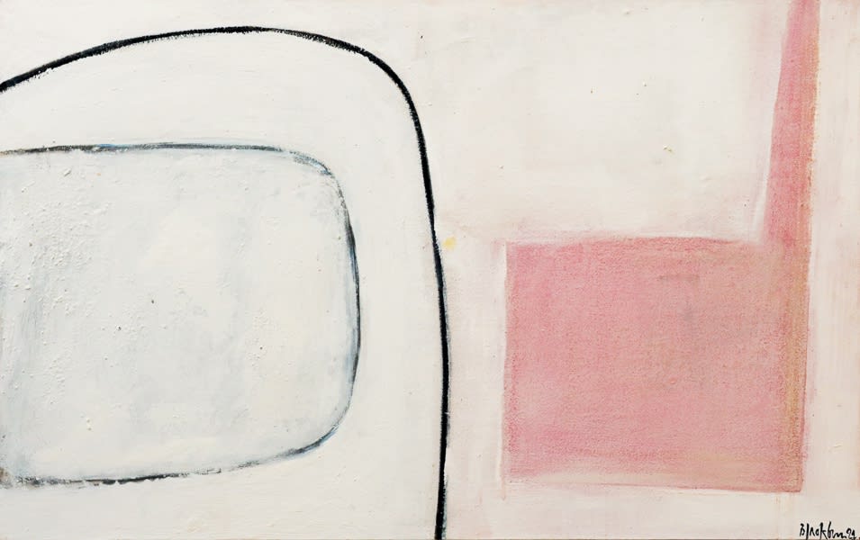 John Blackburn, Pink Flag with Sarasota Form, 2021
