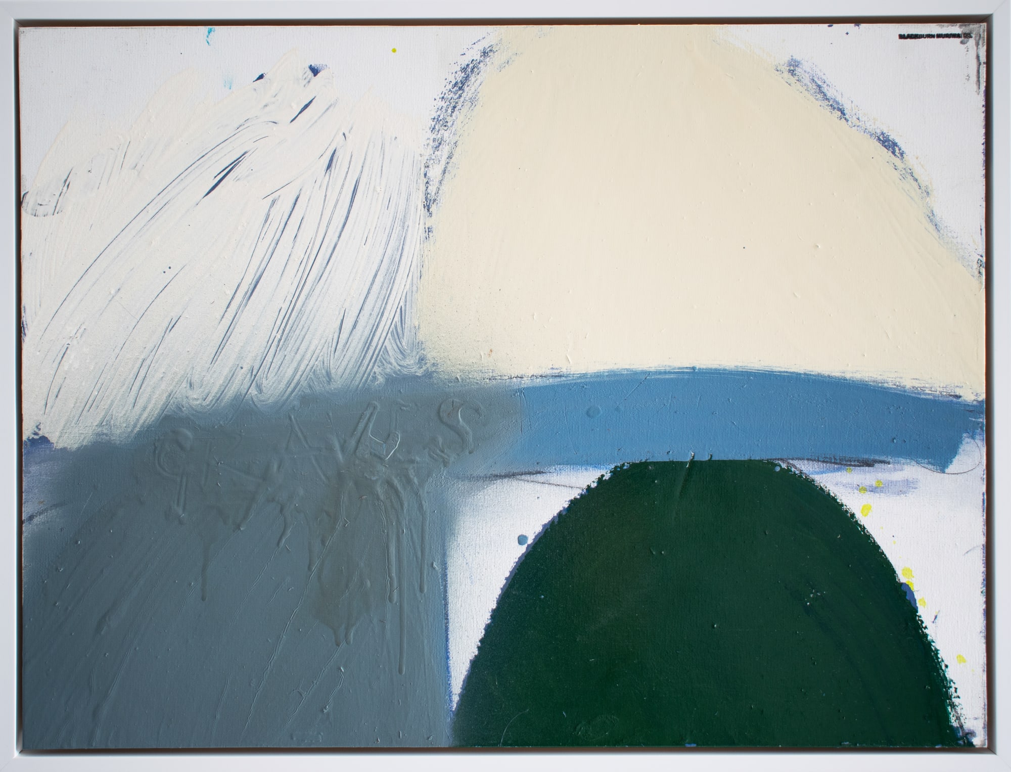John Blackburn, Cream, Green & Gray, 2008