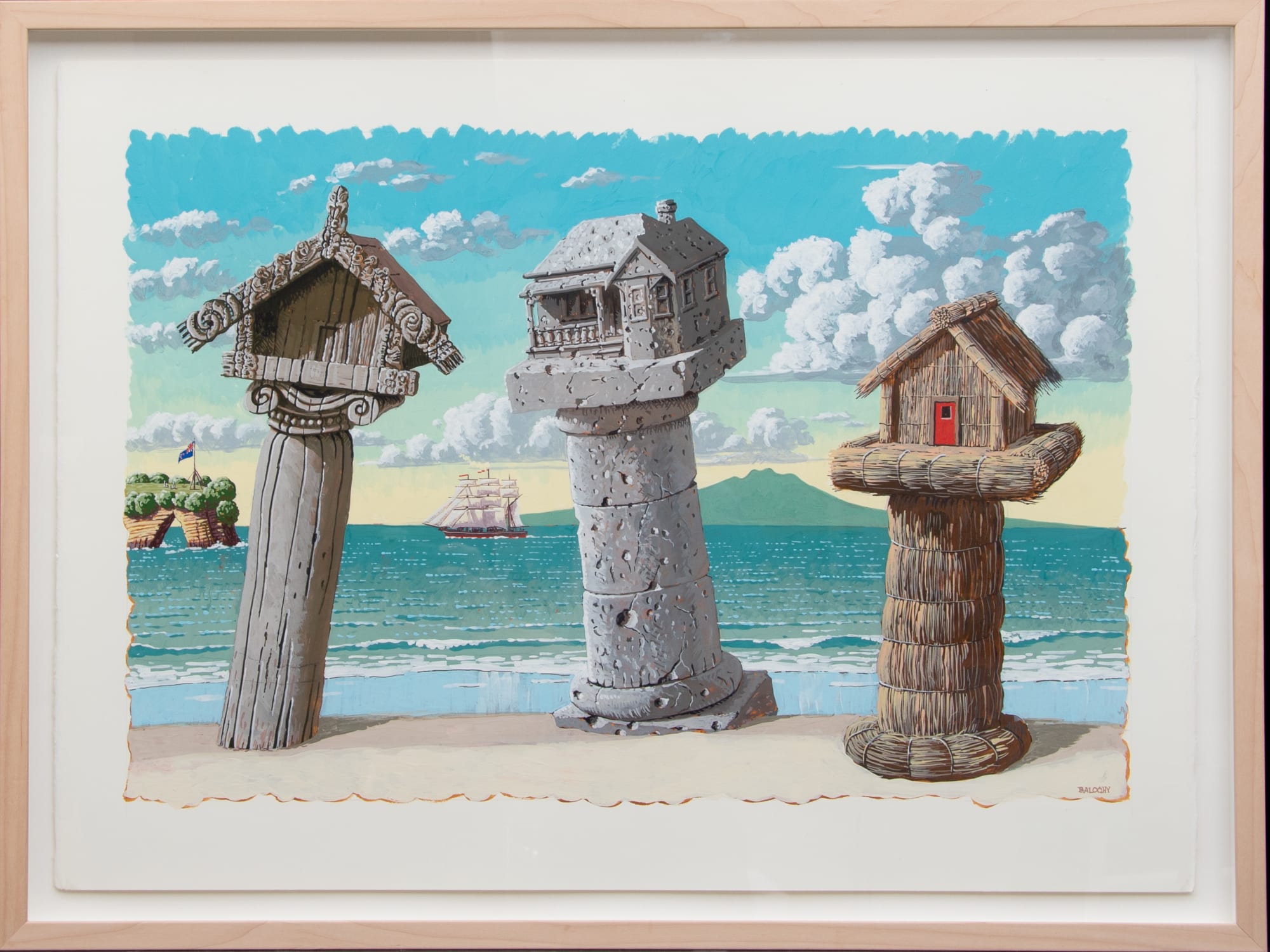 George Baloghy, Wood, Stone, Straw, 2019