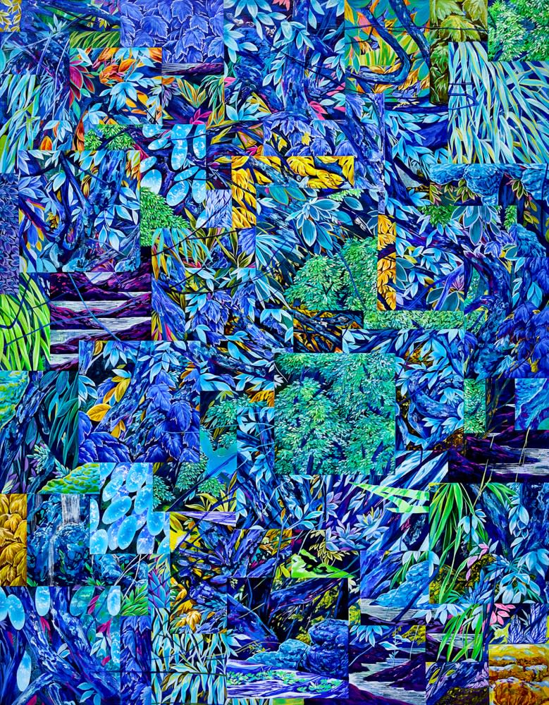 PARK TAEHOON PARKTAERIA (puzzle), 2023 Acrylic on canvas 116.8 x 91cm