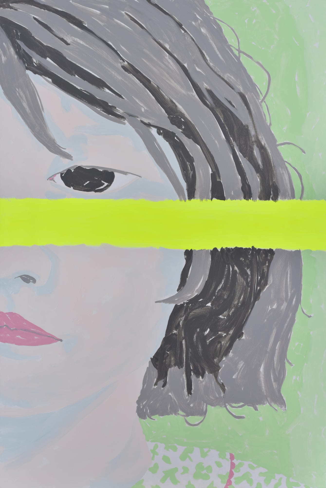 HWANG DO YOU THE GREEN RAY, 2023 Acrylic on canvas 193.3 x 130.3cm