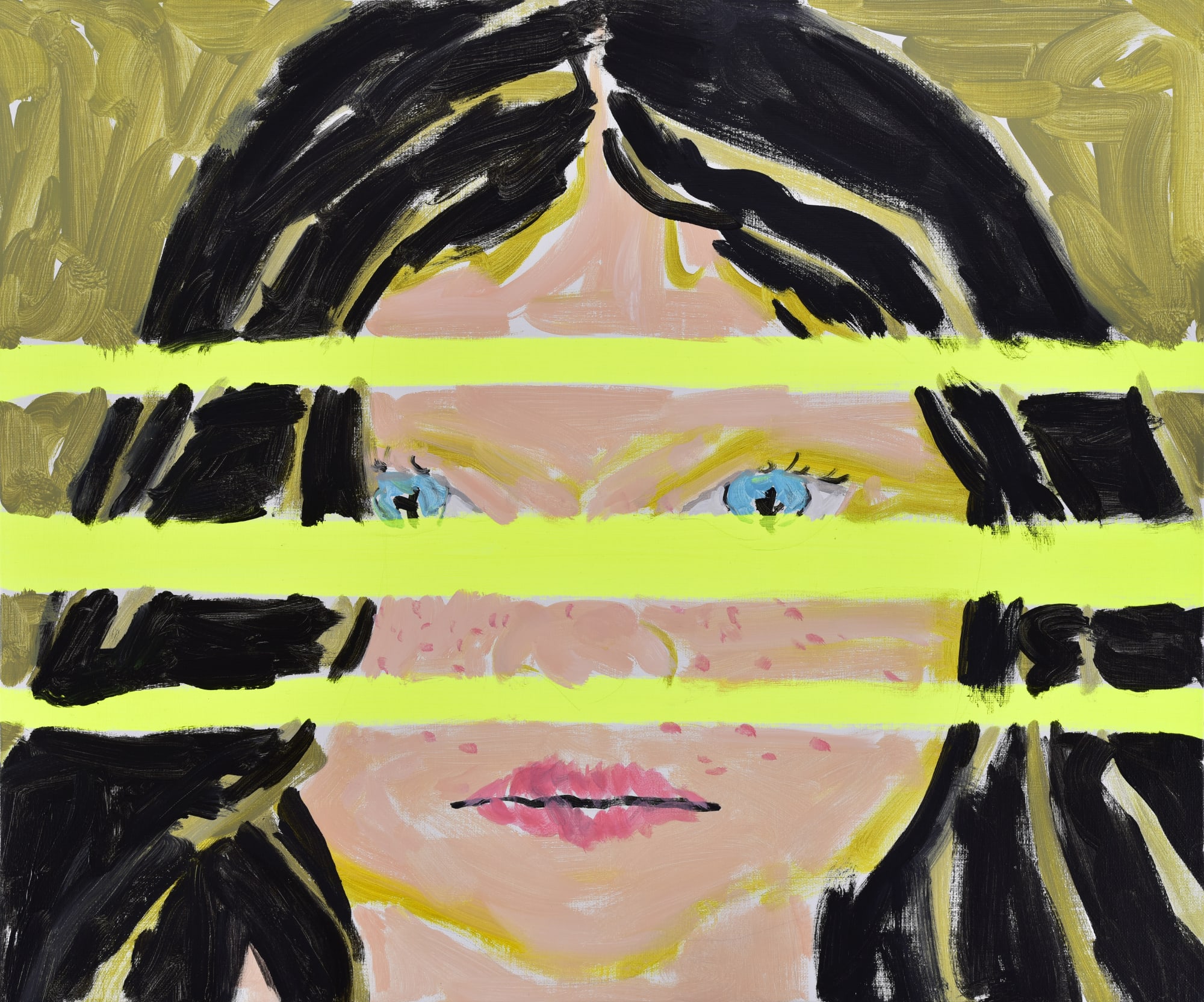 HWANG DO YOU THE GREEN RAY, 2023 Acrylic on canvas 60.6 x 72.7cm