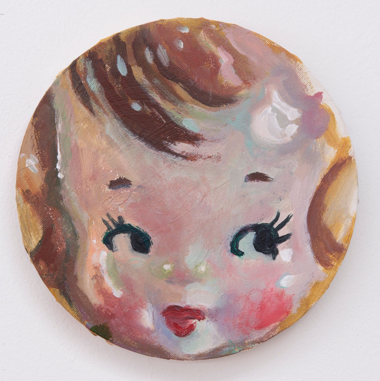 Kim Ye Ji Baby Face, 2022 Acrylic on canvas 20 x 20cm