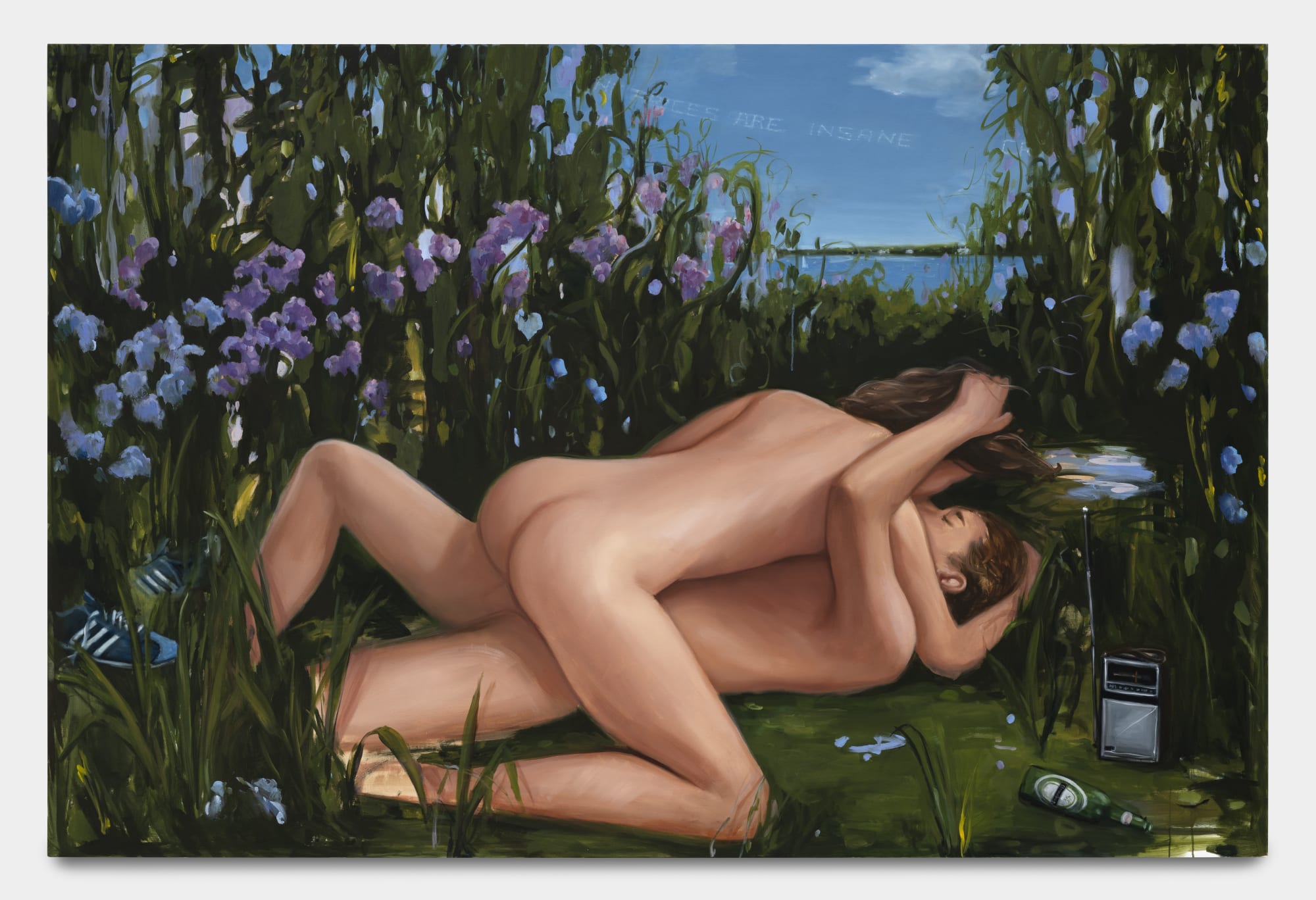 Karyn Lyons The Pepsi Generation, 2023 Oil on linen 137.2 x 205.7 cm. 54 x 81 in.