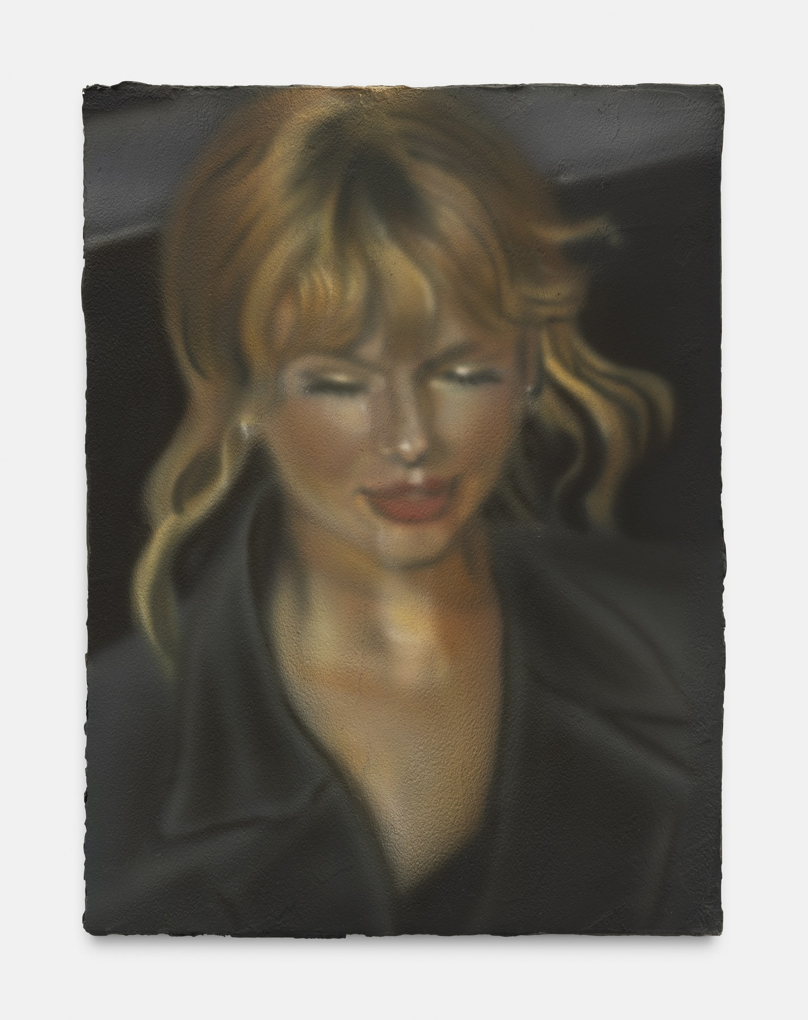 Jack Jubb Bivalve (Taylor), 2023 Signed "JJ 23" on the back Acrylic, Acrylic medium on cradled wooden panel 42 x 30 x 5 cm.