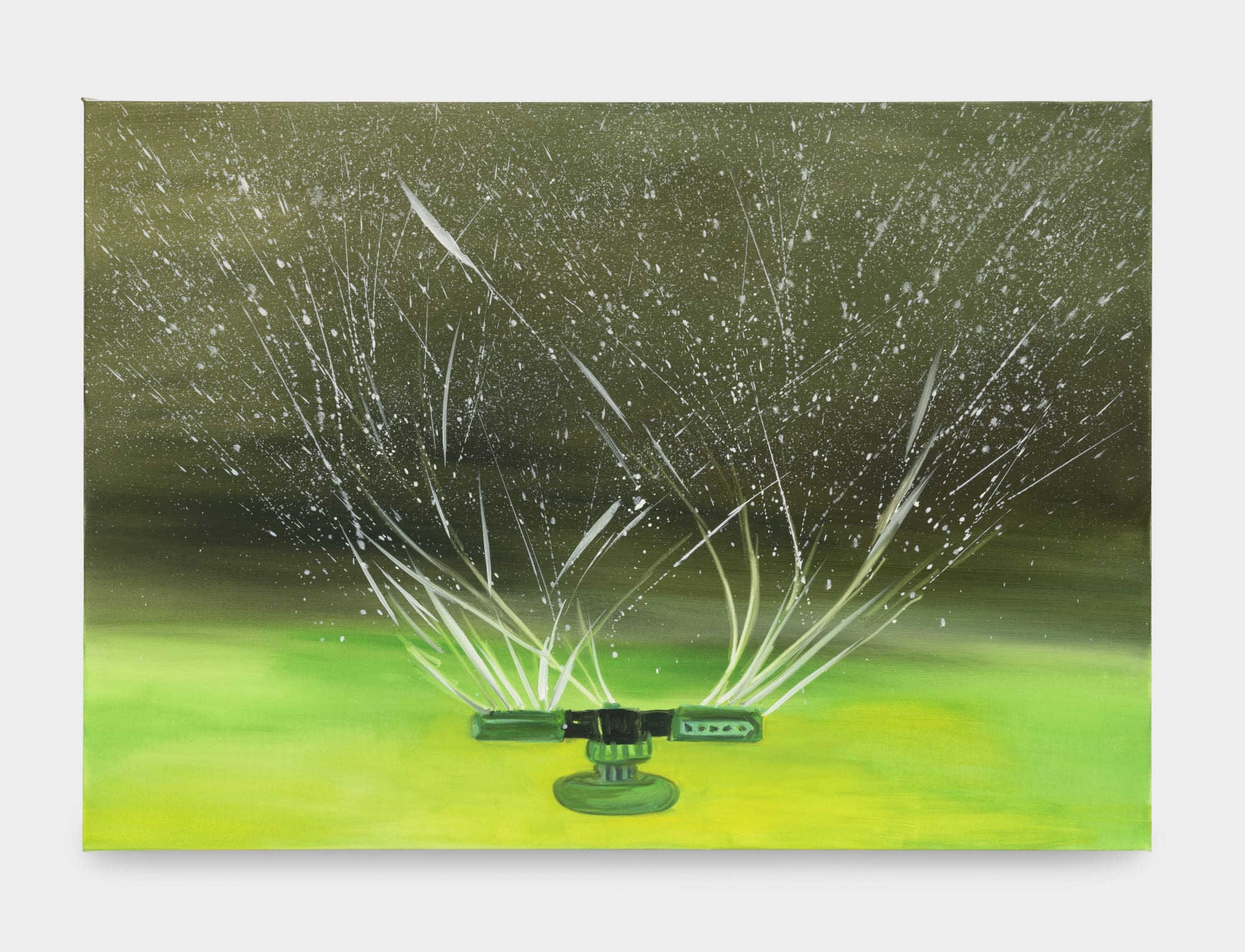 Aglaé BassensSUMMER HEAT, 2022 Oil on canvas 70 x 100 cm. 27 ½ x 39 ½ in.