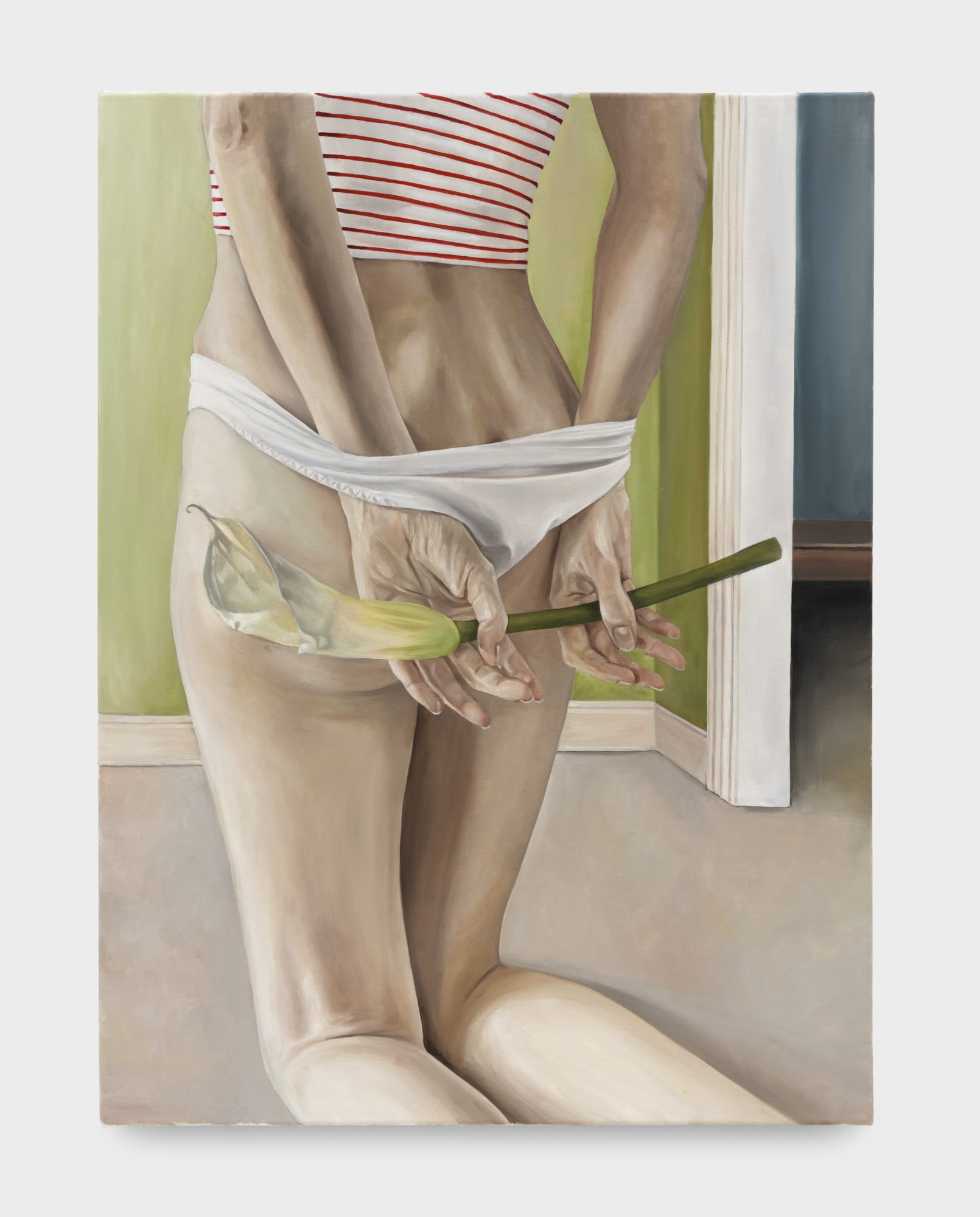 Noelia TowersCALLA LILLY, 2022 Oil on Canvas 102 x 76 cm. 40 x 30 in.