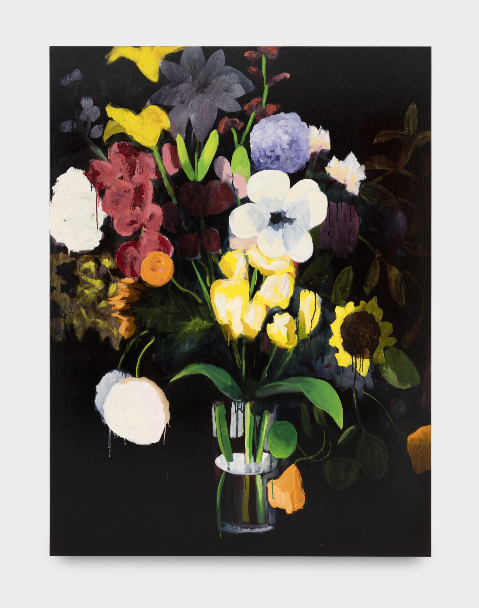 Stan KaplanBEYOND PHANTASMS, 2022 Oil and encaustic on linen 182.9 x 147.3 cm. 72 x 58 in.