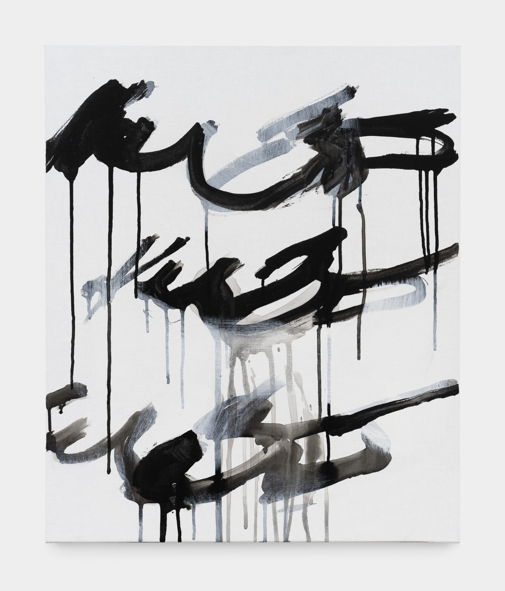 Tyrrell Winston Rolling Hills and Green Pastures (Kobe Bryant) Acrylic paint on canvas 60 x 50 cm. 23 ½ x 19 ½ in.