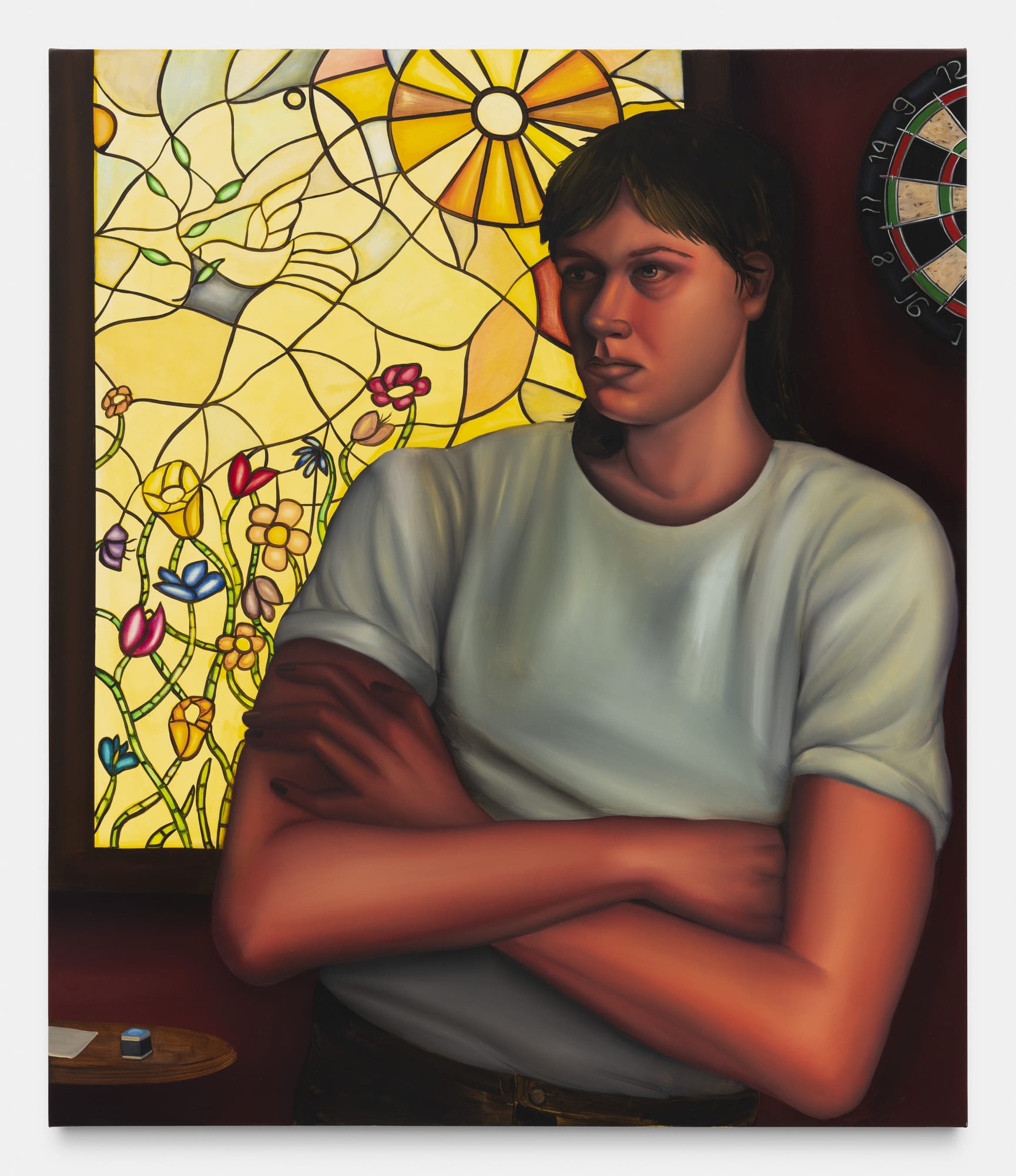 Coady Brown Fair Play, 2023 Oil on canvas 137.2 x 116.8 cm. 54 x 46 in.