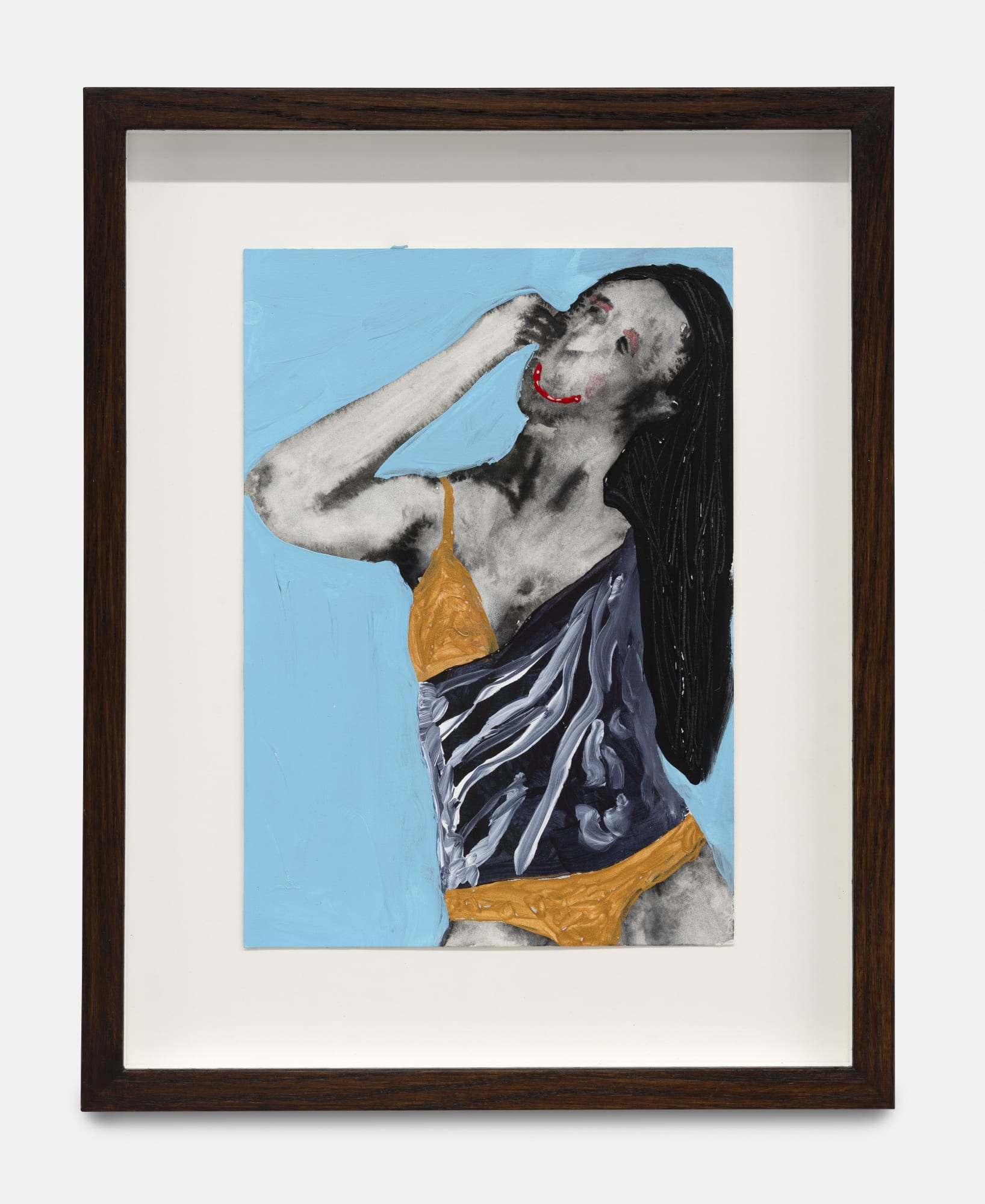 Evgen Čopi Gorišek Untitled, 2023 Acrylic and watercolor on paper 17.8 x 24.4 cm. 7 x 9 ½ in.