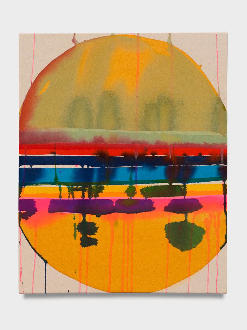 Liz Markus Flicker, 2023 Acrylic on canvas 50.8 x 40.6 cm. 20 x 16 in.