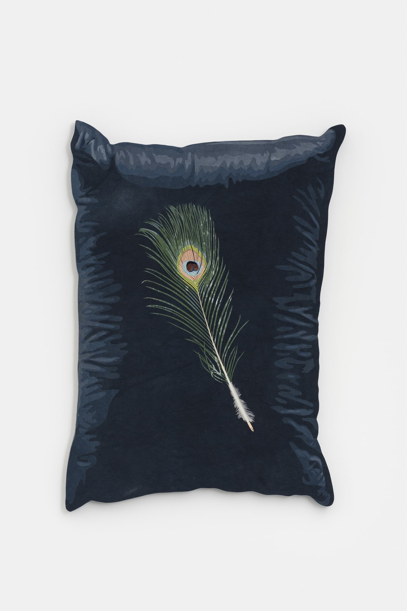 Nick Doyle Lay To Rest, 2023 Dyed denim on custom panel 108 x 74.3 cm. 42 ½ x 29 ¼ in.