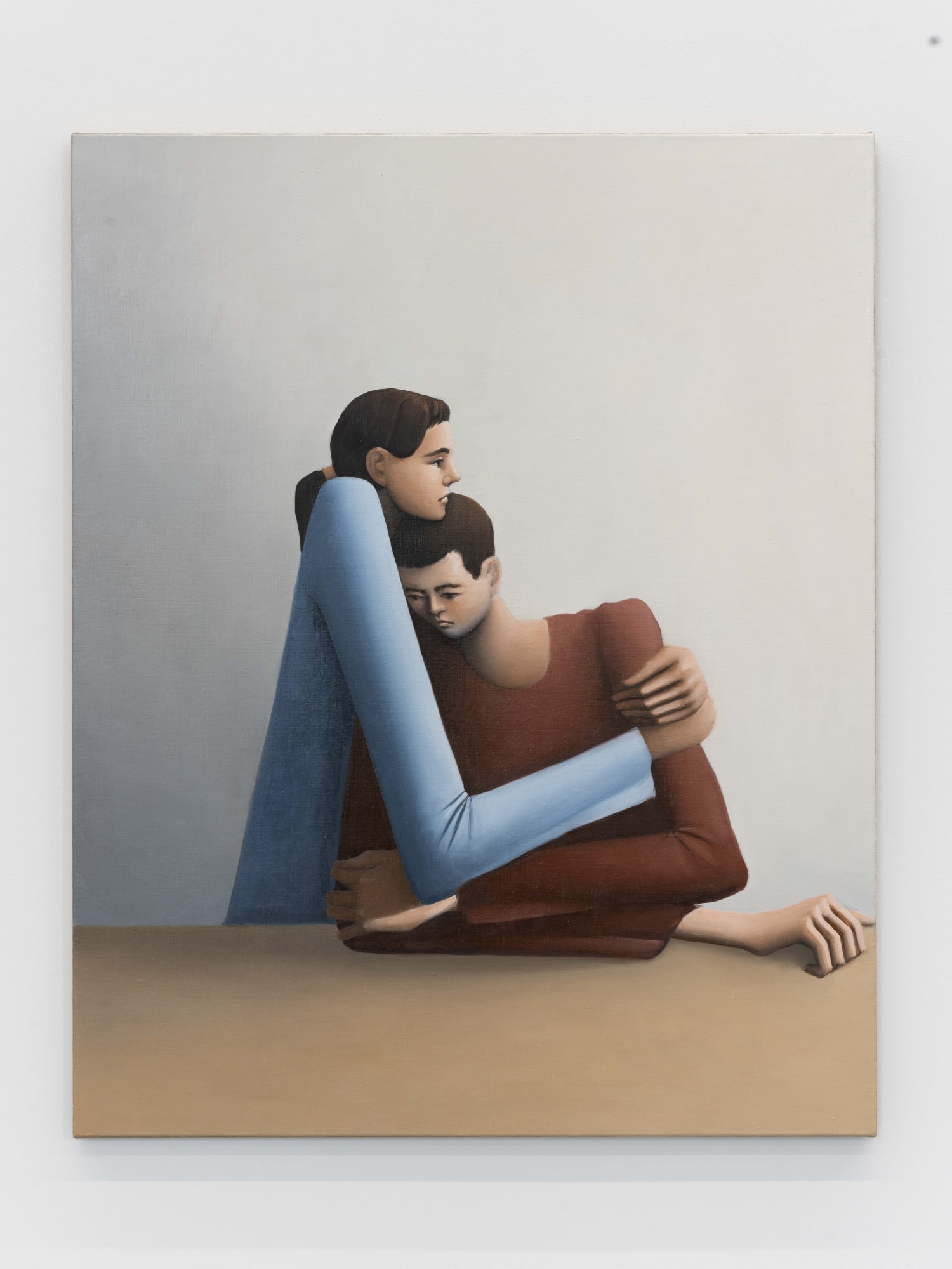 Tony ToscaniProtection, 2022 Oil on linen 100 x 80 cm. 39 x 31 in.