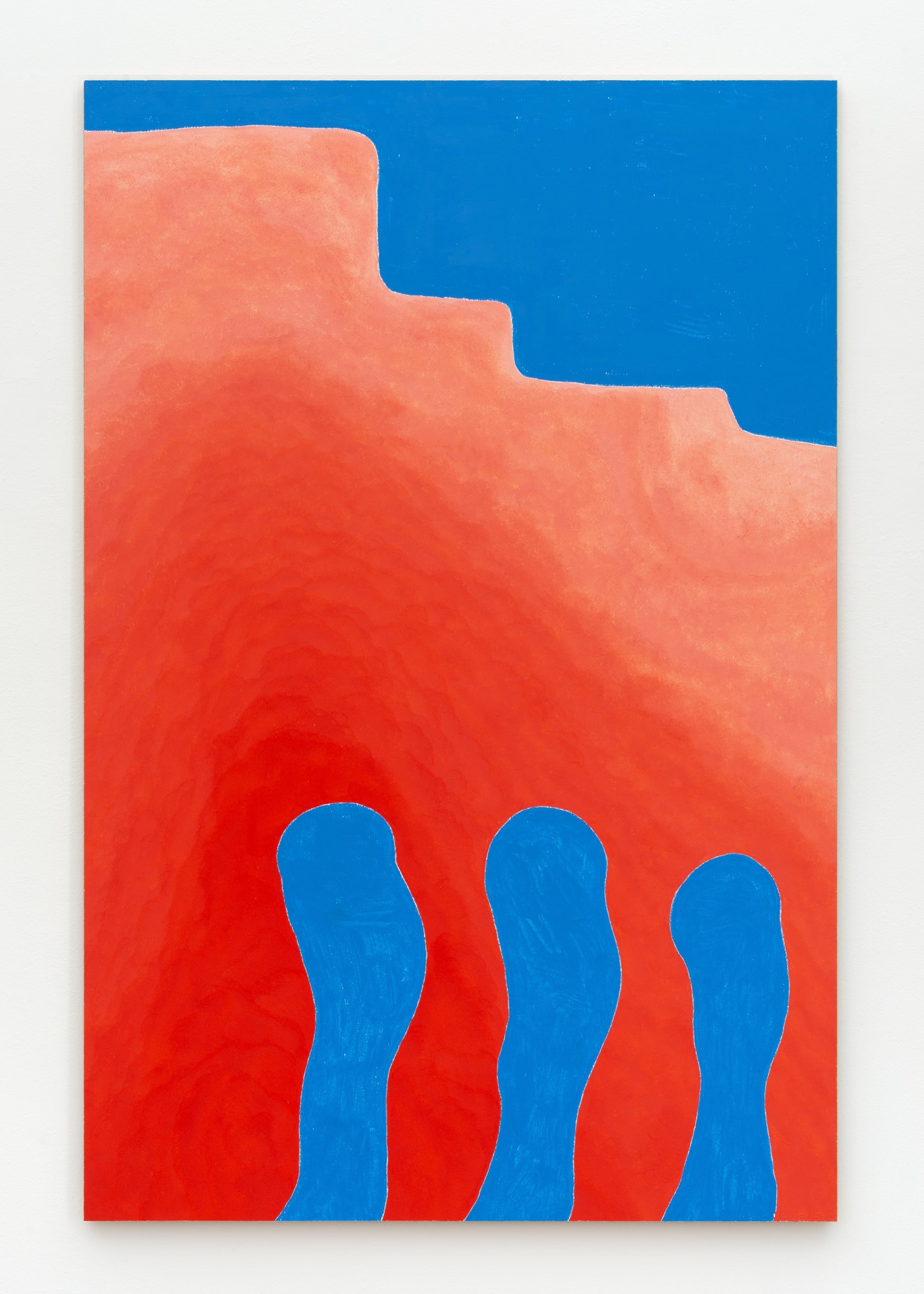 Augustin Delloye Untitled, 2018 Oil on paper mounted on wood