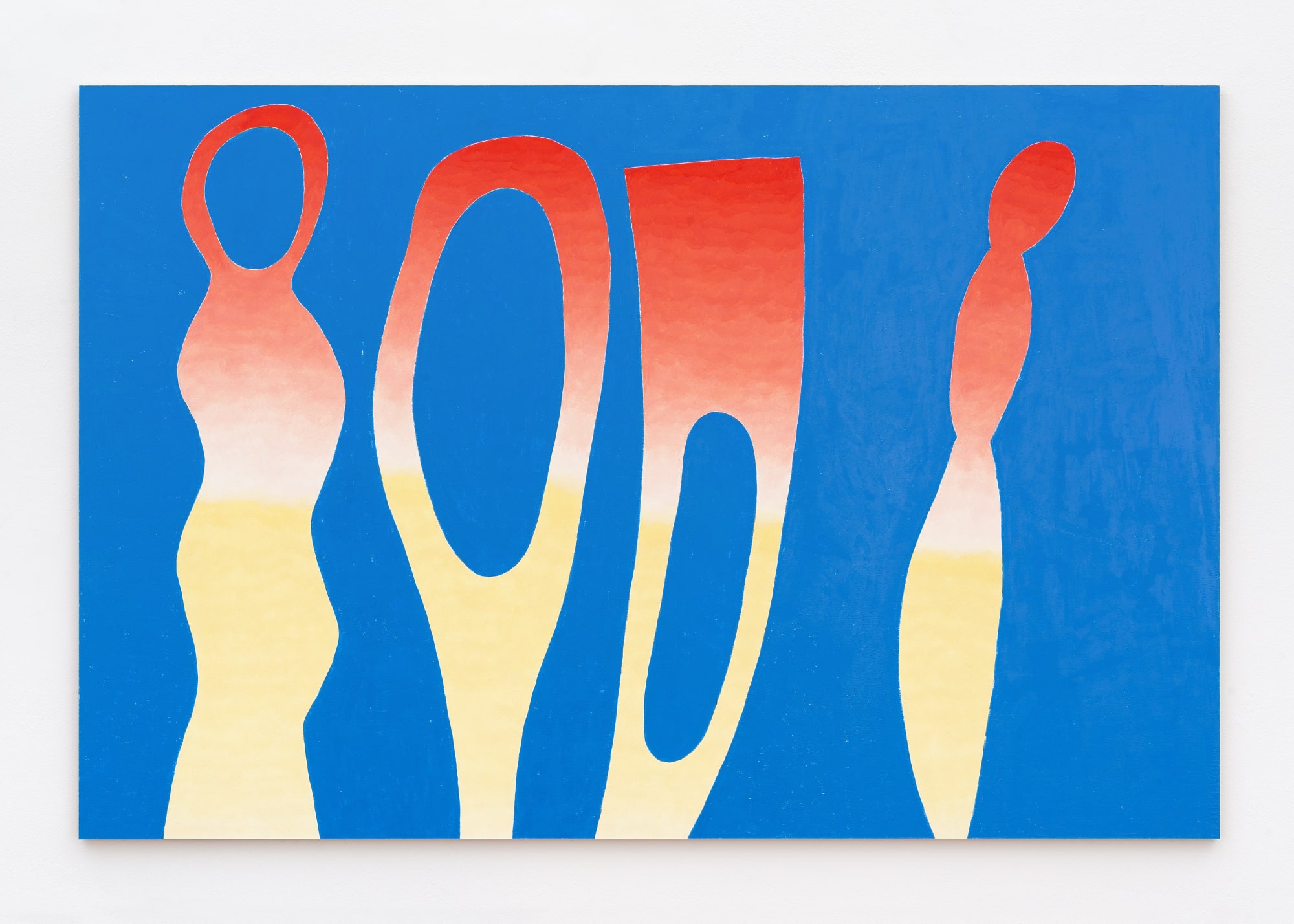 Augustin Delloye Untitled, 2018 Oil on paper mounted on wood