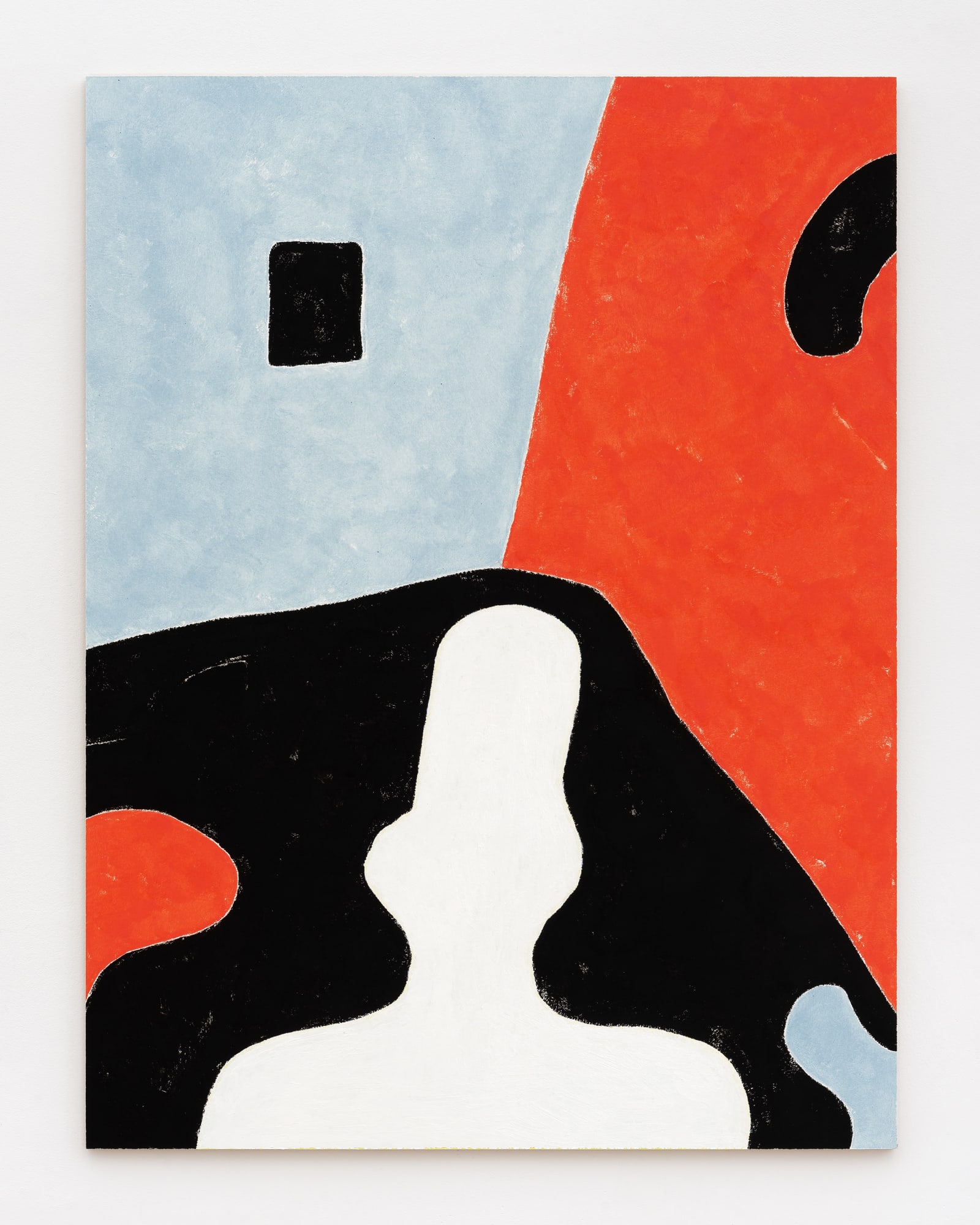 Augustin Delloye Untitled, 2018 Oil on paper mounted on wood