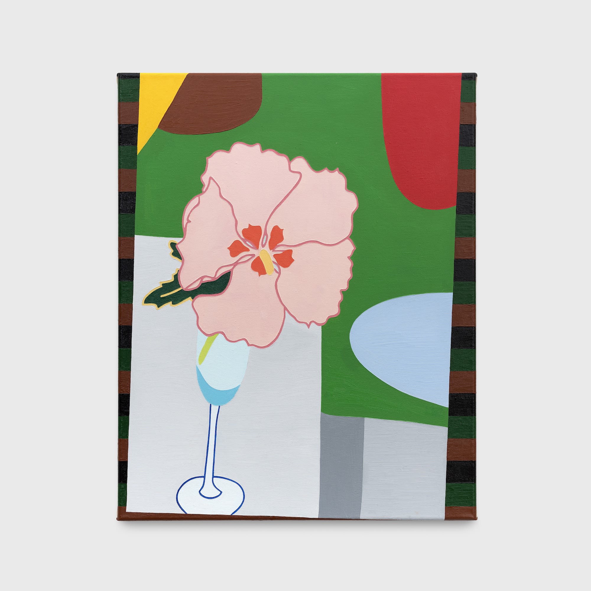 Tessa Perutz Isabelle’s Hibiscus (Esprit du Roi Soleil), 2018 Oil on canvas