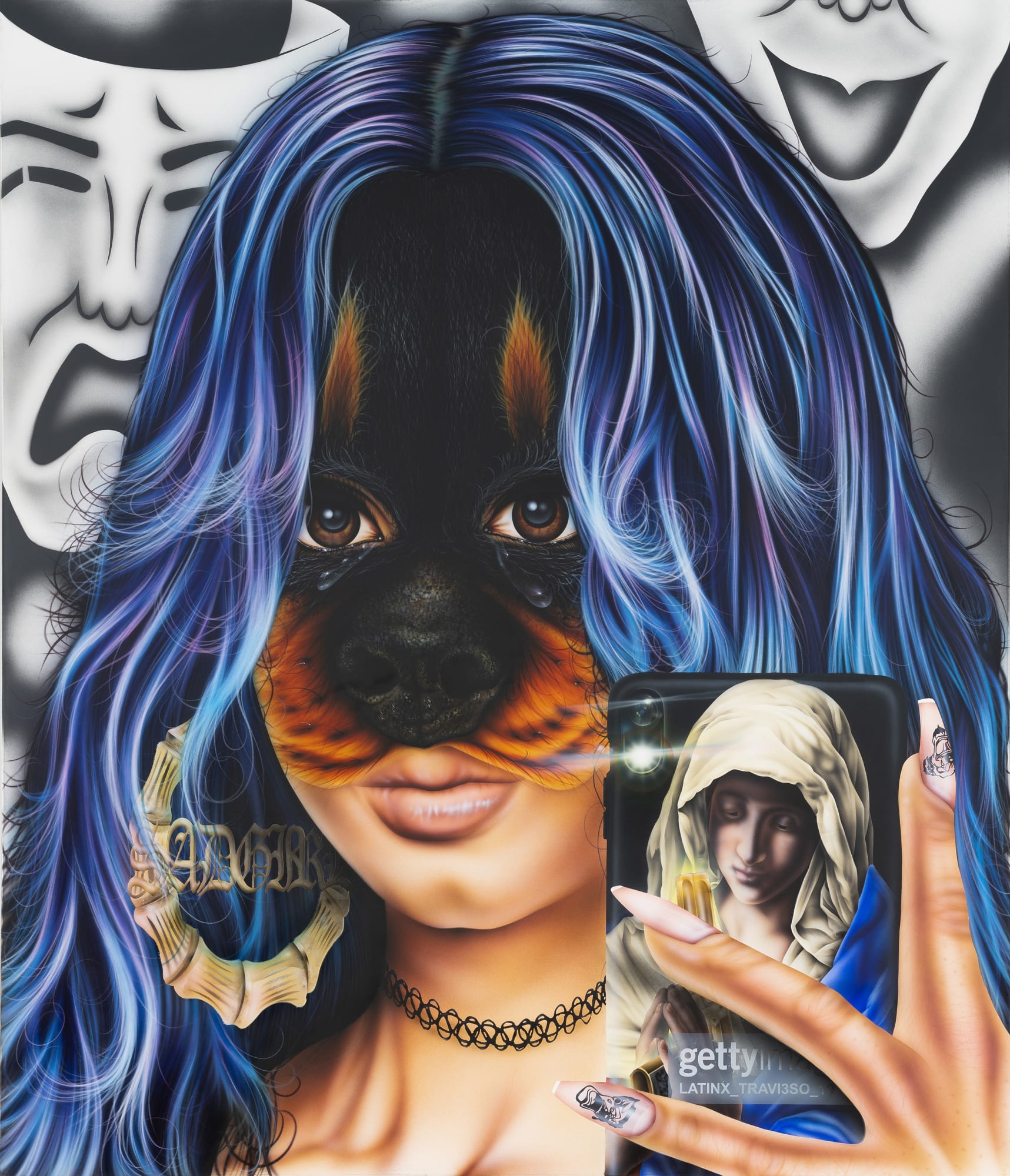 Mario Ayala Content Administrator, 2019 Acrylic on canvas 106.7 x 91.4 cm. 42 x 36 in.