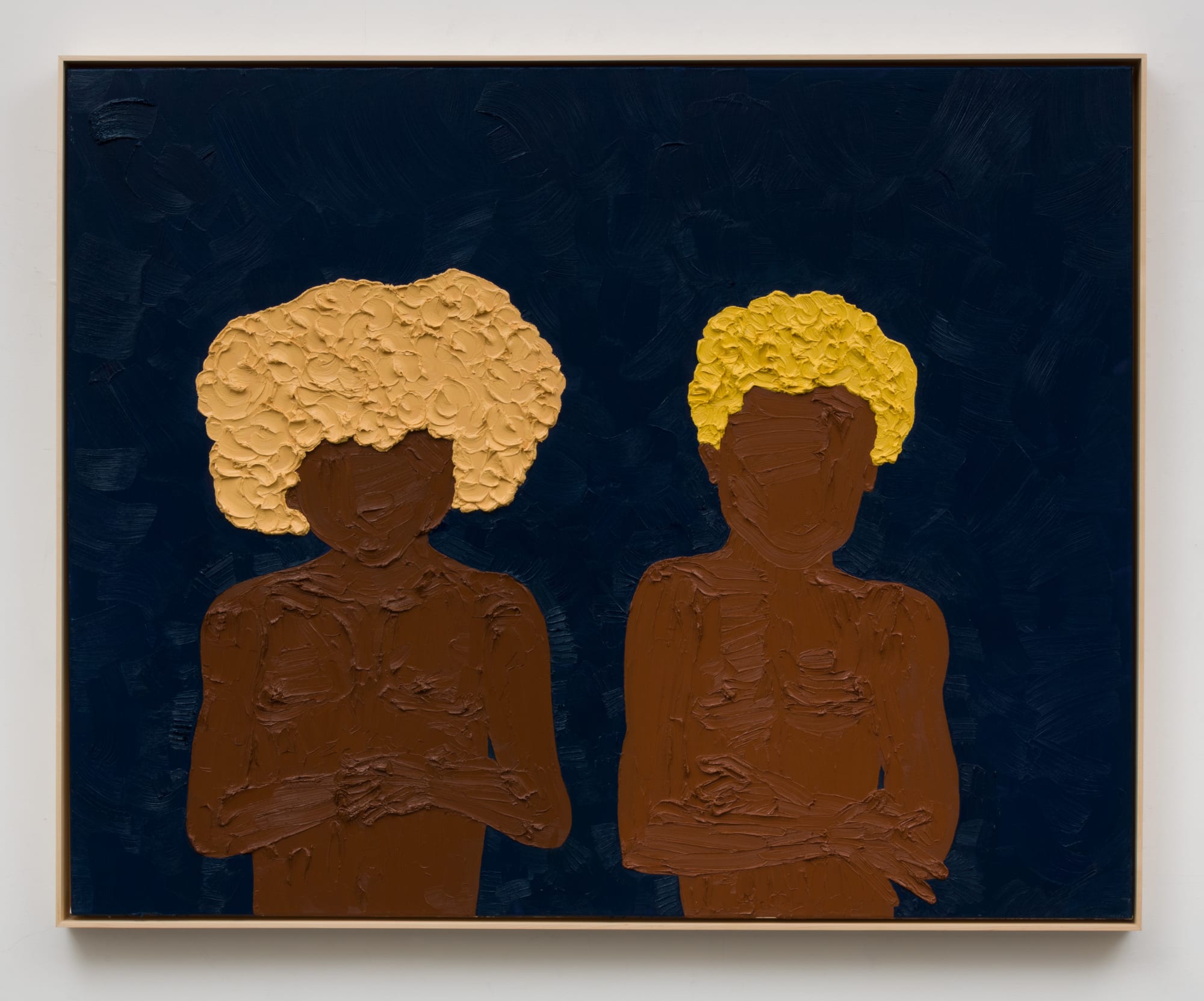 Shaina McCoy The Boys of the Solomon Islands, 2017 Oil on canvas 123 x 154 cm. 48 x 61 in.