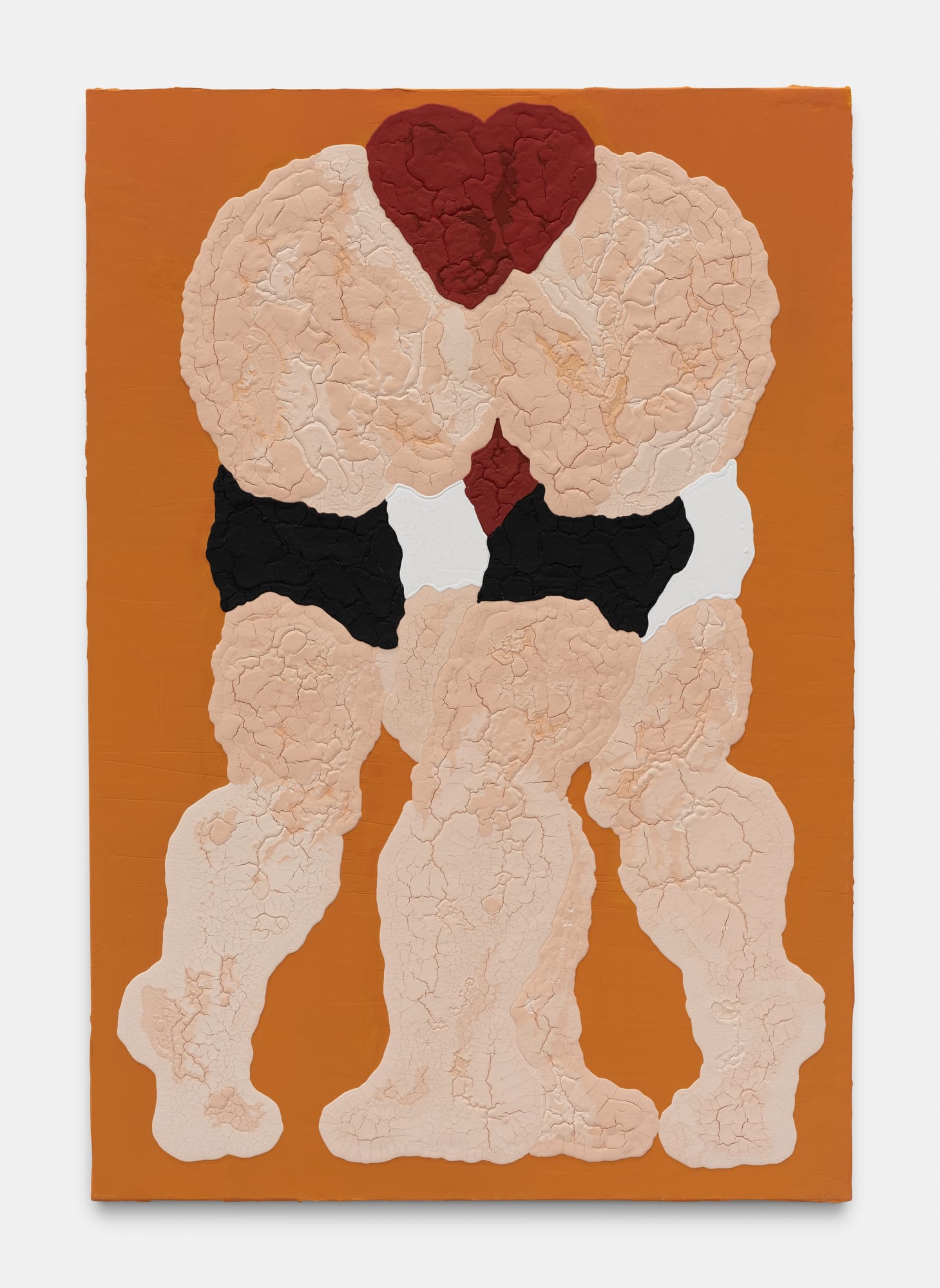 Marco Scarpi Magatama, 2022 Acrylic and Marble Dust on Canvas 190 x 130 cm. 74 x 51 in.