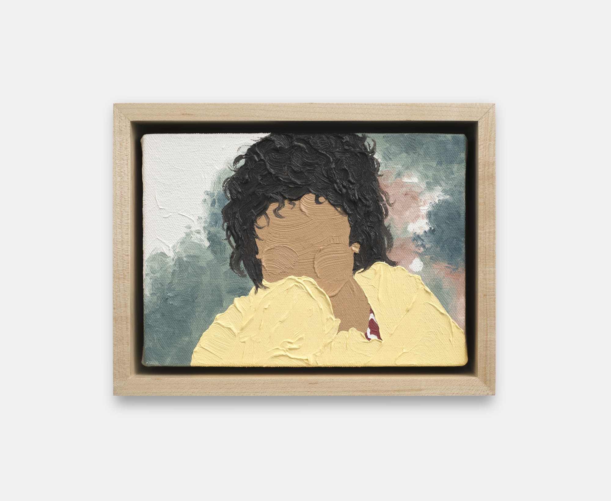 Shaina McCoy Lake of the Isles and my Mama, 2024 Oil on canvas on wood panel 12.7 x 17.8 cm. 5 x 7 in.