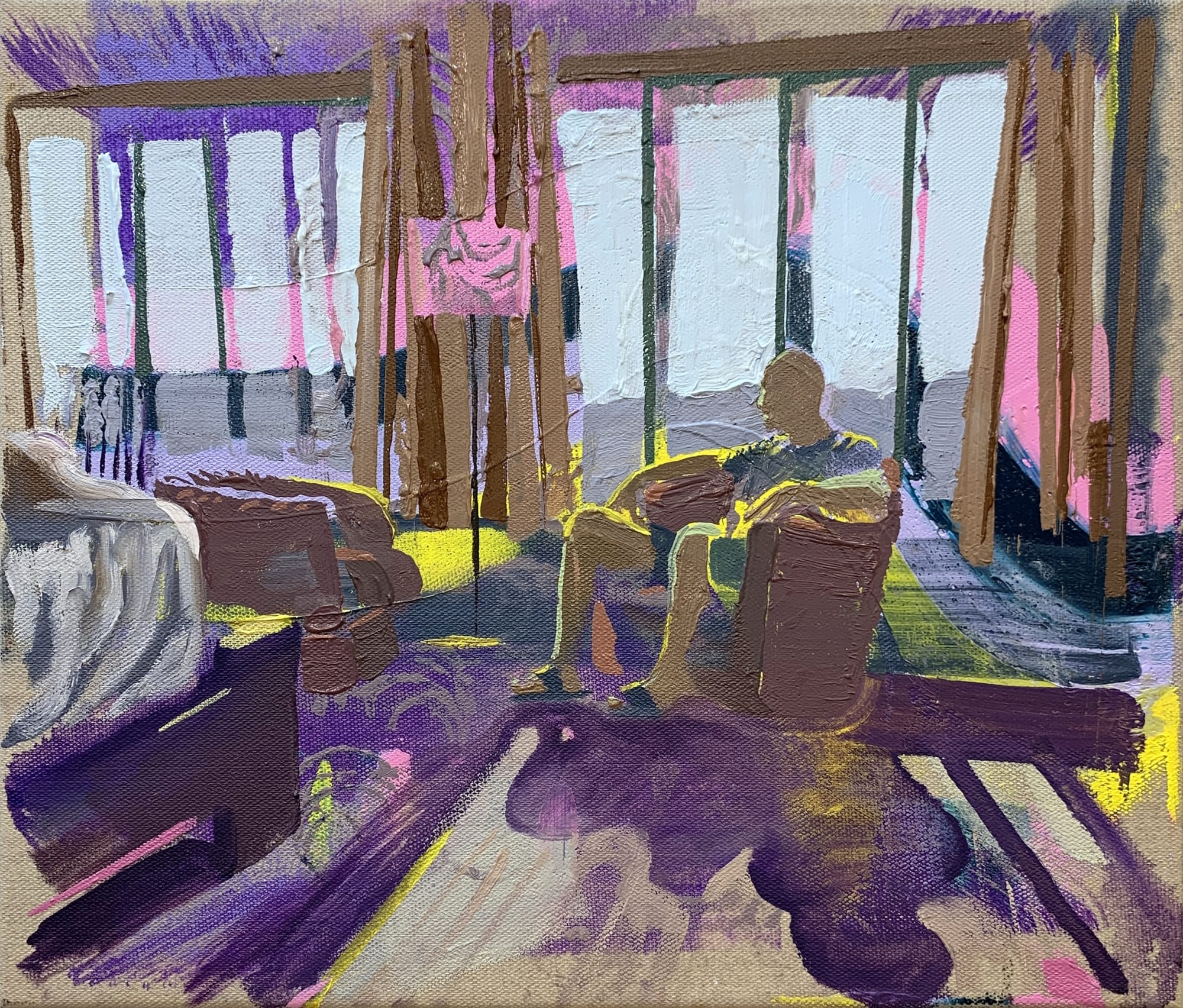 Andrew Fish Self as Home, 2022 Oil on linen 12 x 14 in.