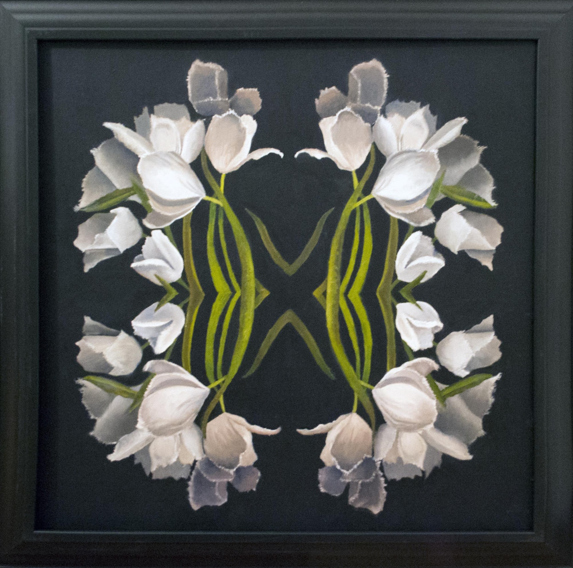 Vanessa De Zorzi Tulip Reflections, 2018 Oil on canvas 24 x 24 in. (framed) SOLD