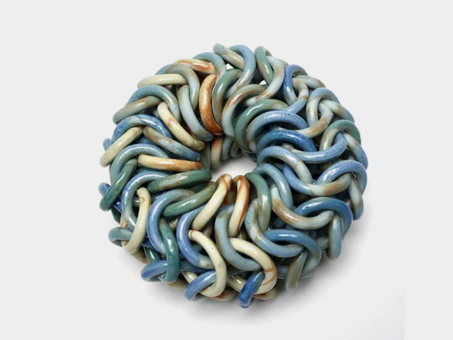 Ruth Borgenicht, Centipede Sea Glass , 2025
