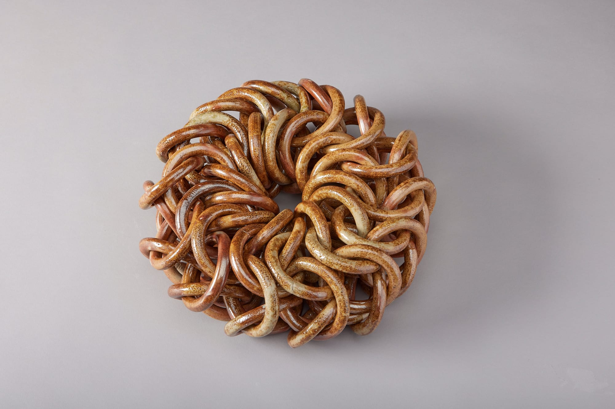 Ruth Borgenicht, Speckled wood-salt fired, 2024