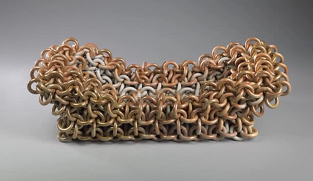 Ruth Borgenicht, Salt-fired rectangle, 2023