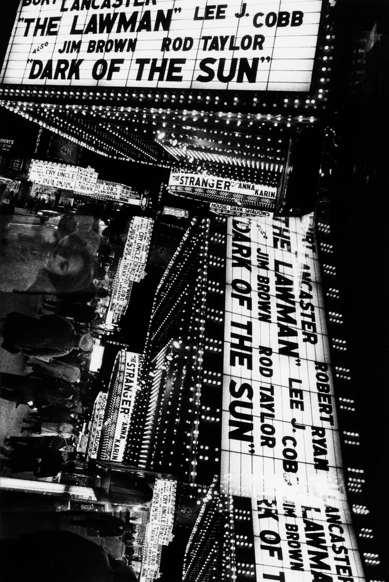 Moriyama Daido, Lightbox: Another Country in New York 1971/2018, painted steel lightbox with chromogenic transparency face-mounted to acrylic, image size 150 x 100 cm, lightbox size 155.4 x 105.4 x 7 cm, edition 2 +1 AP