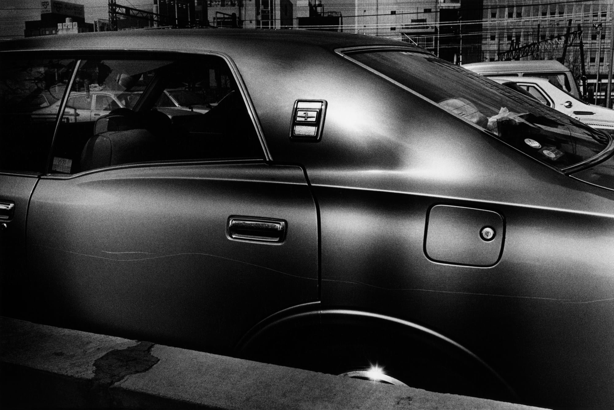 Moriyama Daido, Lightbox: Light and Shadow 1982/2018, painted steel lightbox with chromogenic transparency face-mounted to acrylic, image size 100 x 150 cm, lightbox size 105.4 x 155.4 x 7 cm, edition 2 +1 AP