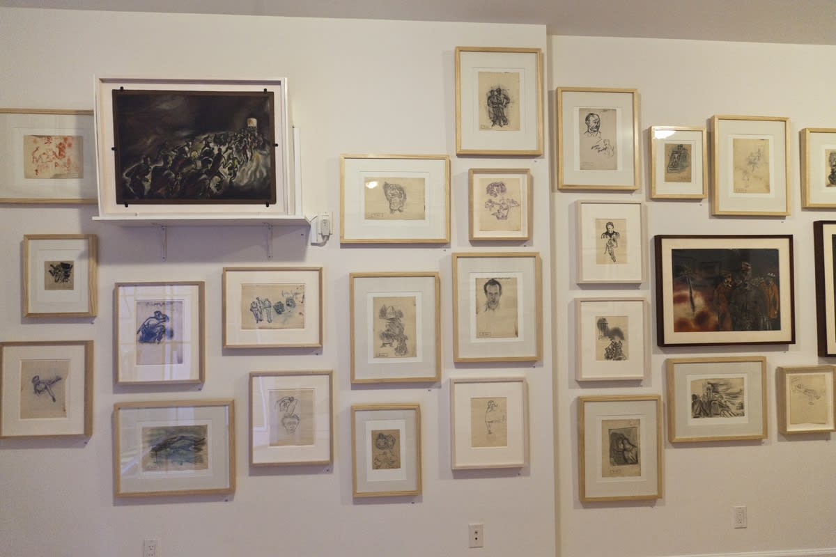 Boris Lurie: The 1940s, Paintings and Drawings