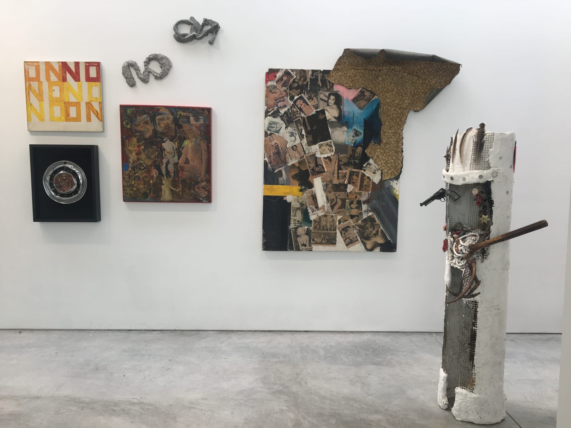 Boris Lurie, Sam Goodman, and Stanley Fisher