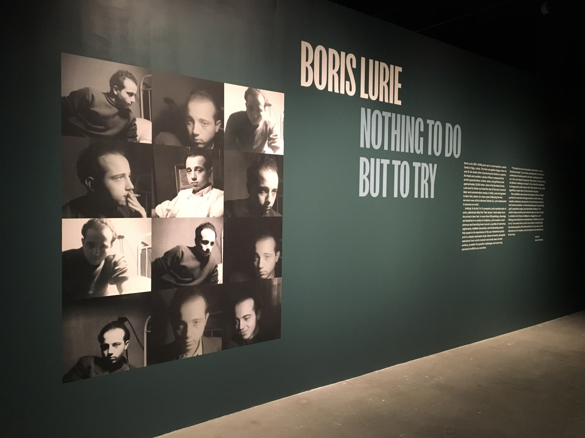 Boris Lurie: Nothing To Do But To Try