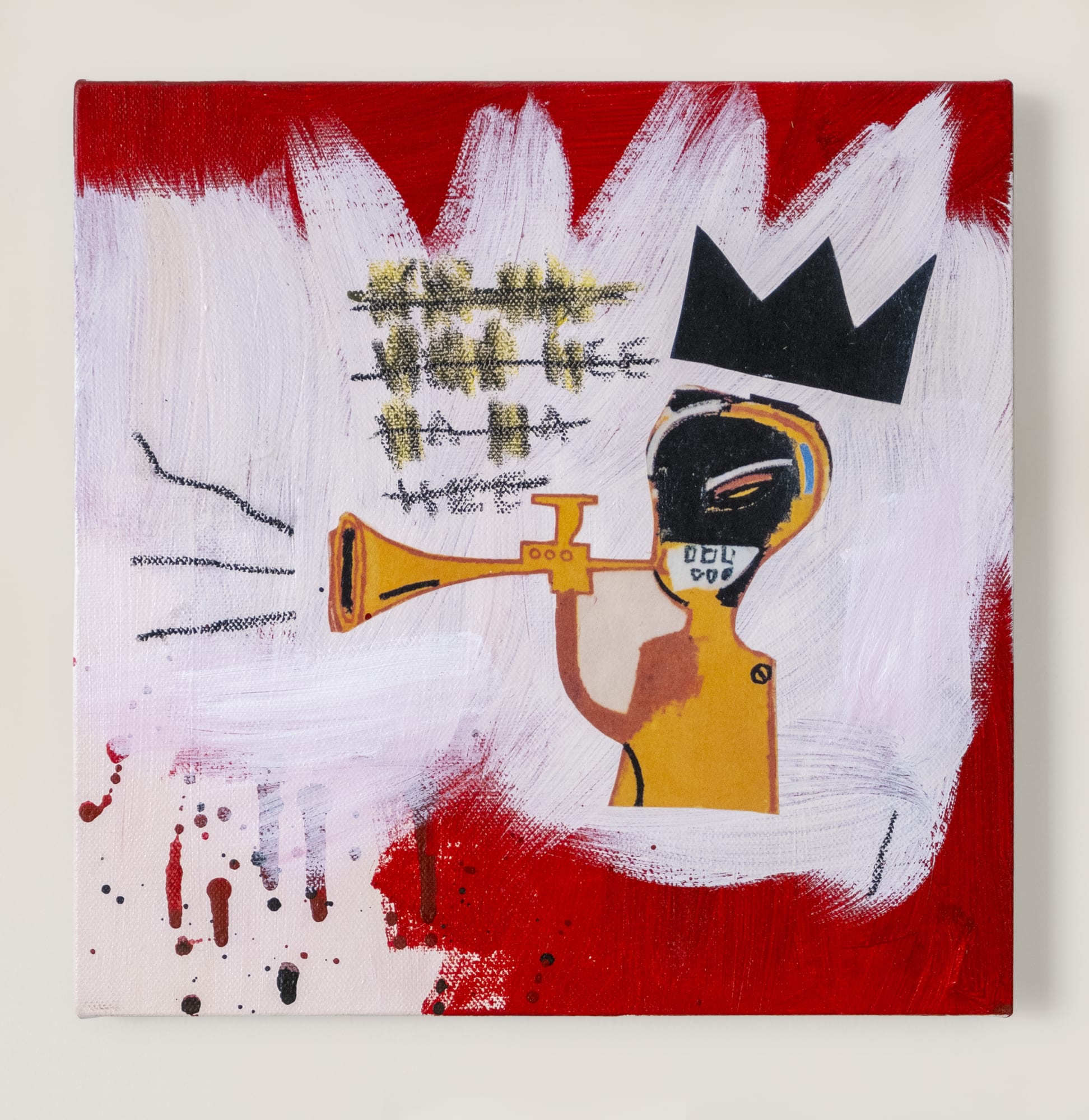 ERIC DOERINGER Jean-Michel Basquiat (Red), 2021