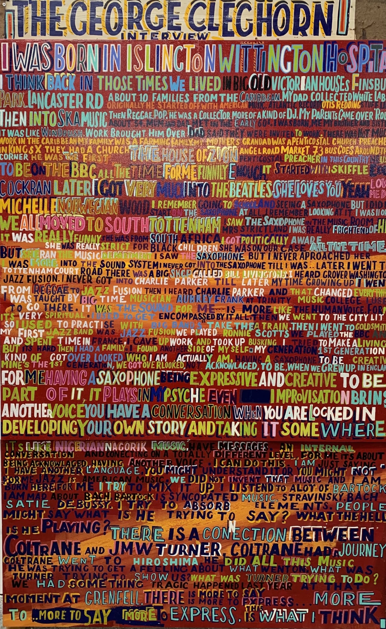 Bob and Roberta Smith , The George Cleghorn Interview, 2023