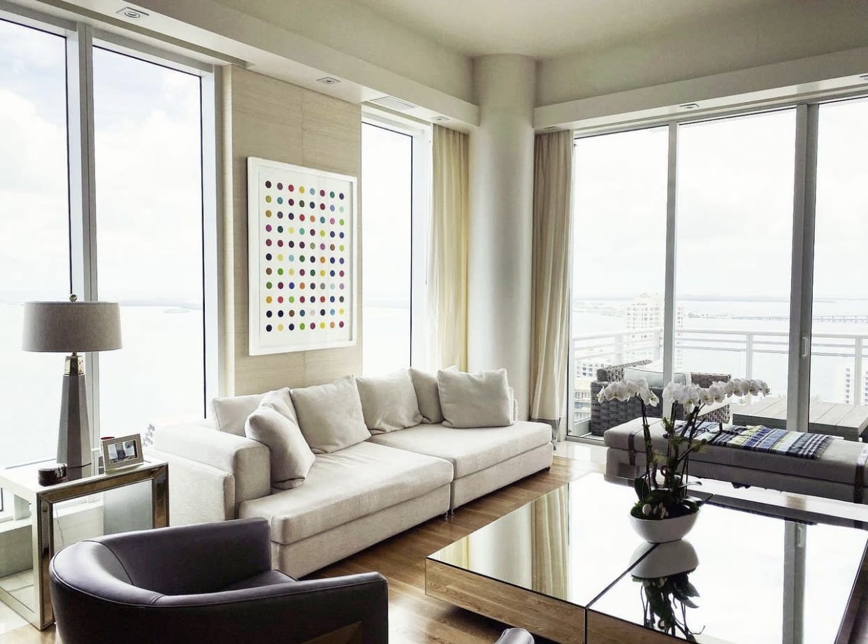 Vertical 'Spots' Woodcut (2018), Damien Hirst