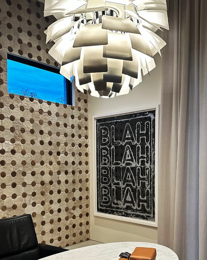 'Blah, Blah, Blah' Limited Edition Color Shifting Print (2022), Mel Bochner