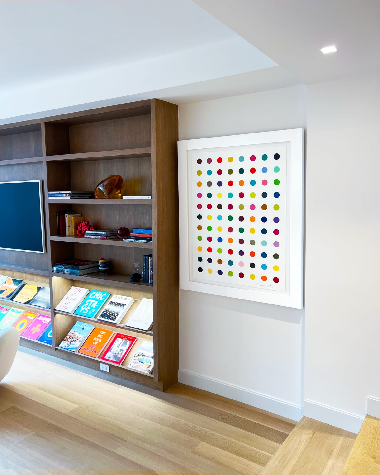 Vertical 'Spots' Woodcut (2018), Damien Hirst