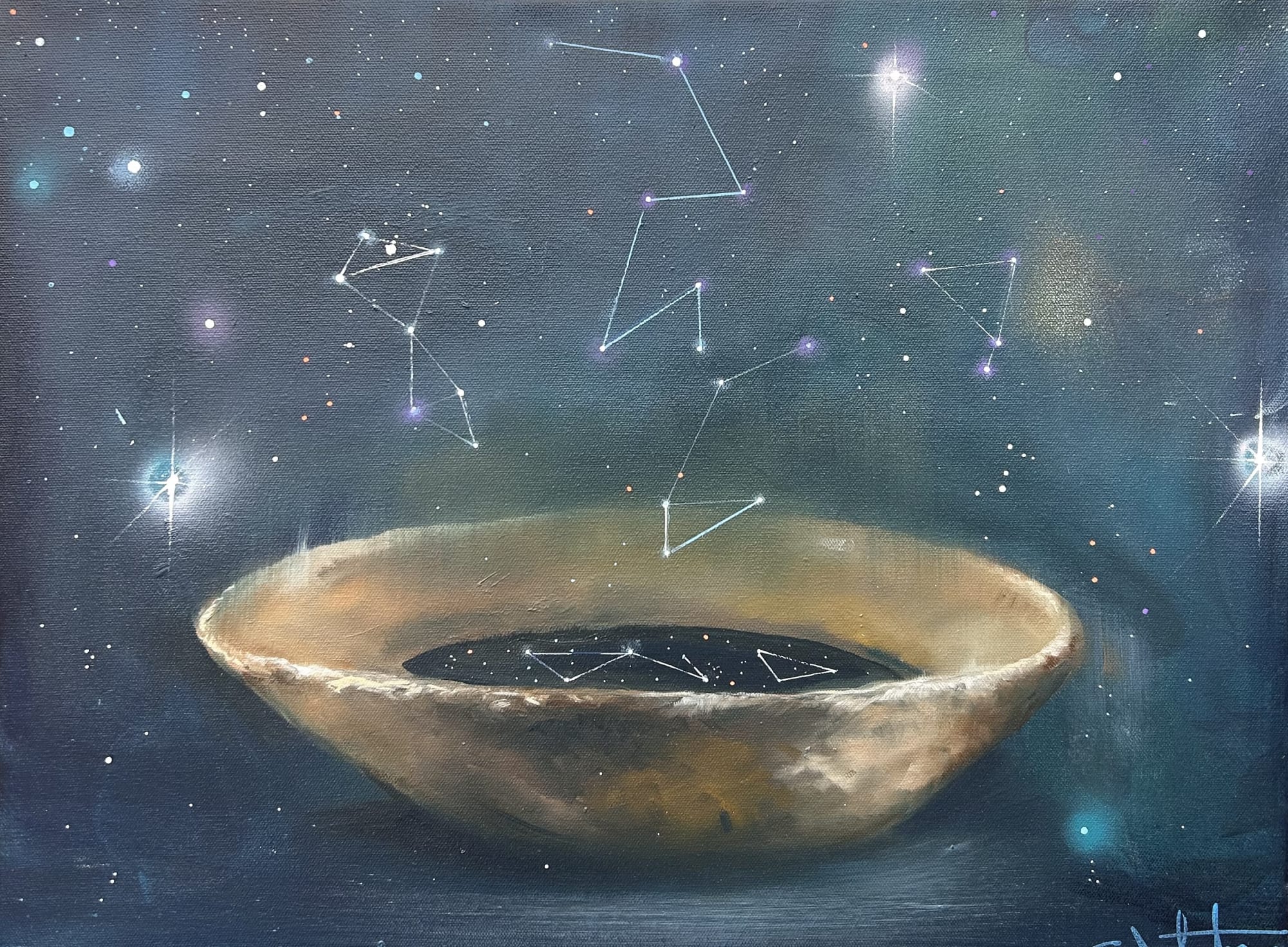 Carl White, To Stretch the Night and Fill it Full of Dreams, 2023