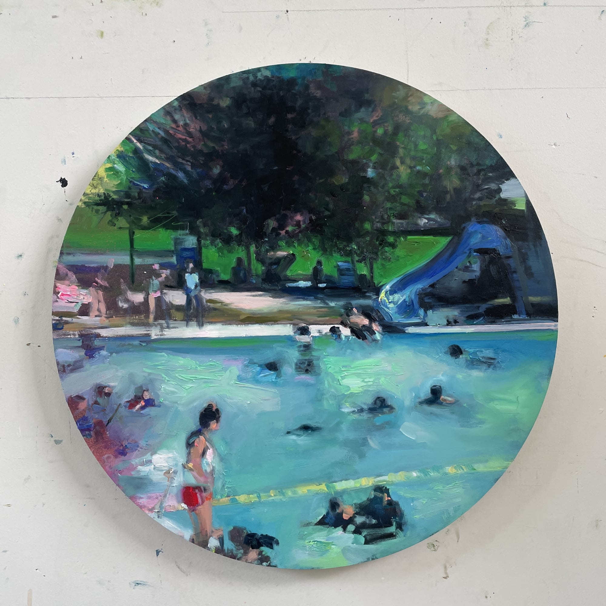 Marcia Harris, Pool Painting Series 4, 2023