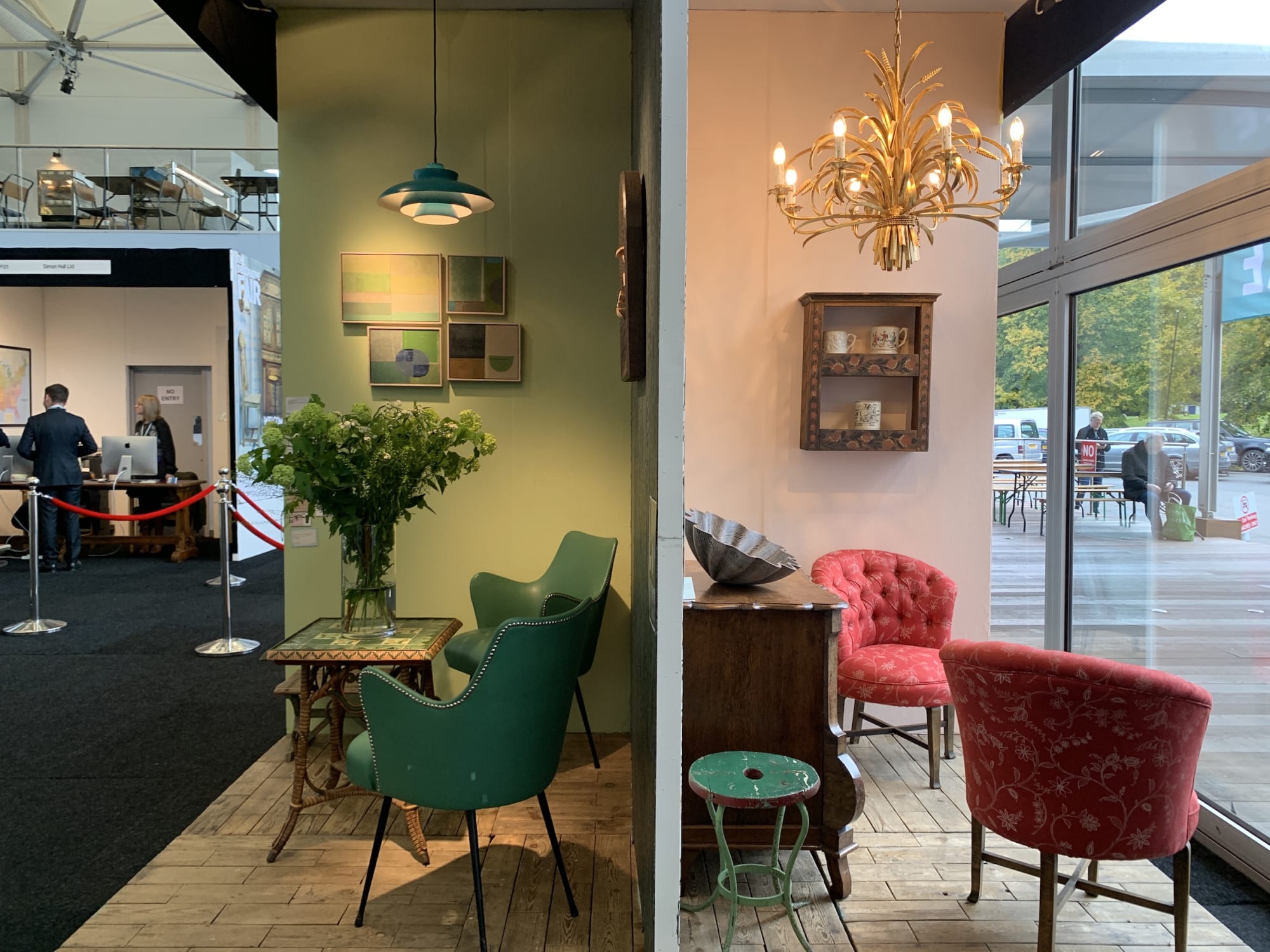 jaggedart at The Decorative Fair at Battersea Park