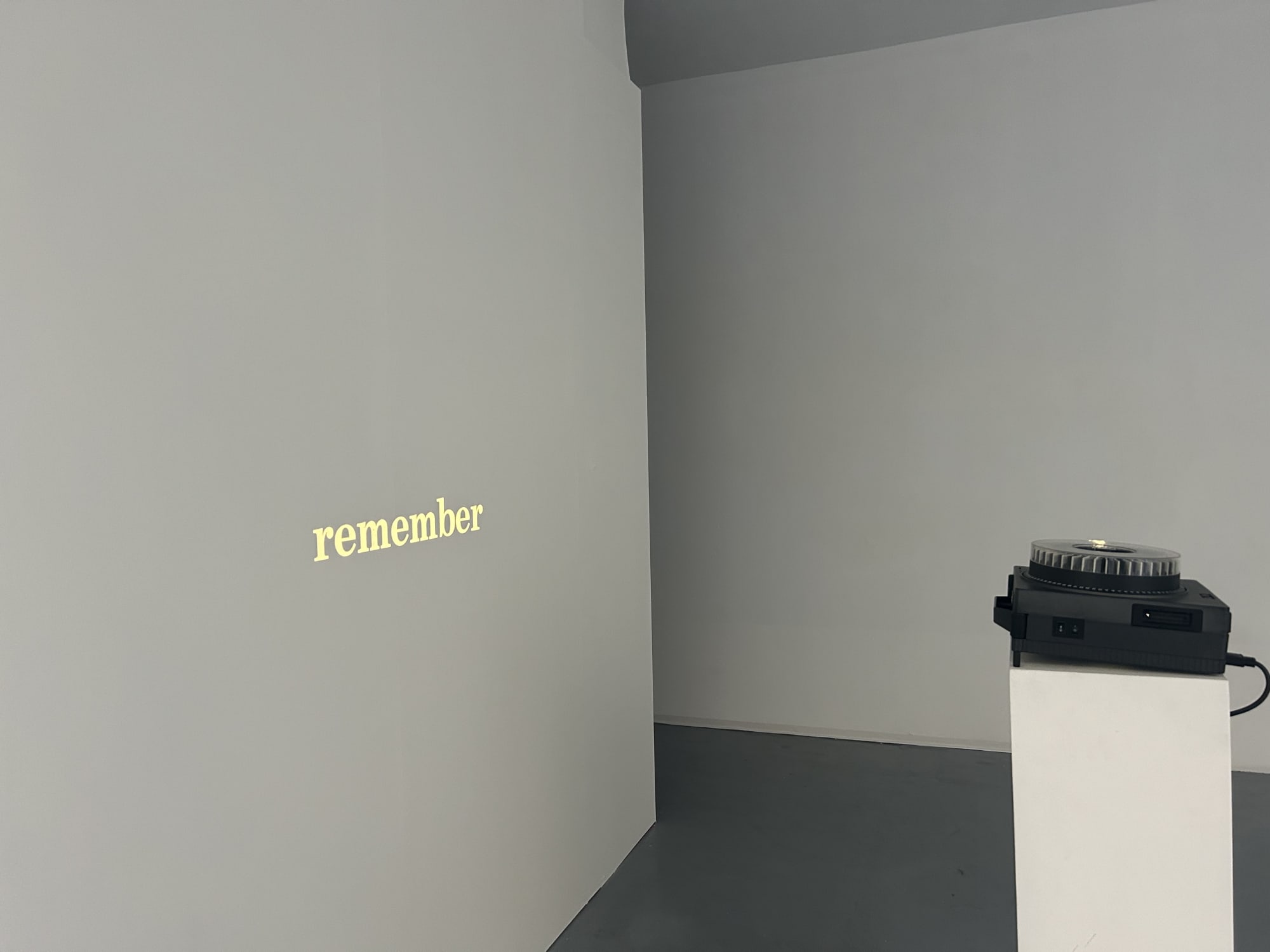 The space between...